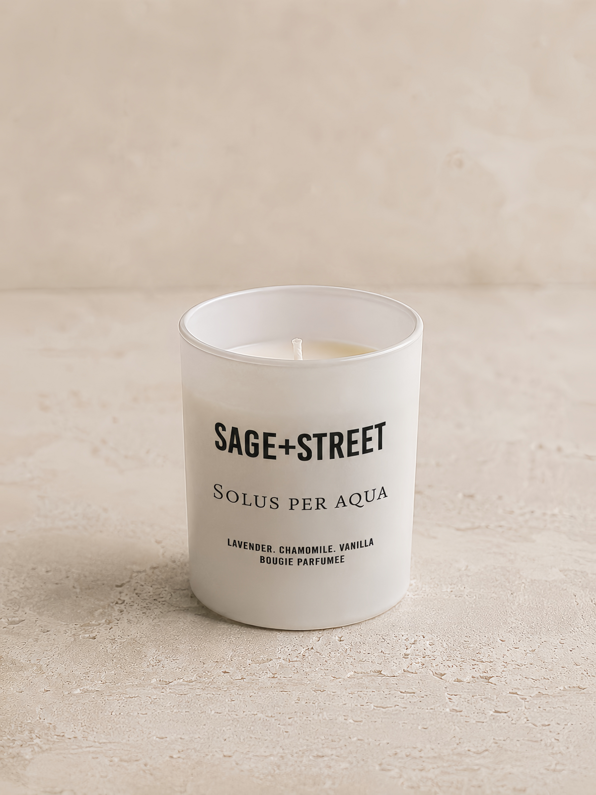 Solus Per Aqua Scented Candle – Lavender & Chamomile | Sage+Street